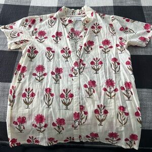 Le Bazar Coastal Blouse Size Small